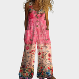 Lene | Fließender bedruckter Jumpsuit