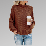 Ivana – Bequemer Damenpullover mit Stehkragen