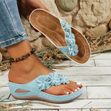 Johanna | Bequeme Sandalen mit Blumenmotiv