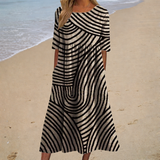 Fließendes langes Kleid – chic und bequem