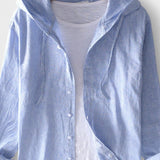 Clara - Baumwollpullover mit Kapuze