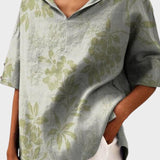 Flávia - Elegantes Leinen-Top