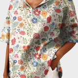 Flávia - Elegantes Leinen-Top