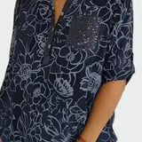 T-Shirt mit floralem Muster