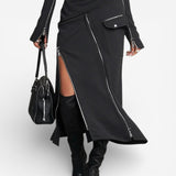 Carlene™ Enges Kleid mit Schlitz