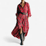 Clelia™ Karo-Kleid