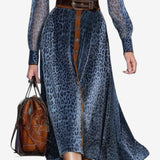 Rosemarie™ Midi-Kleid im Animal-Print